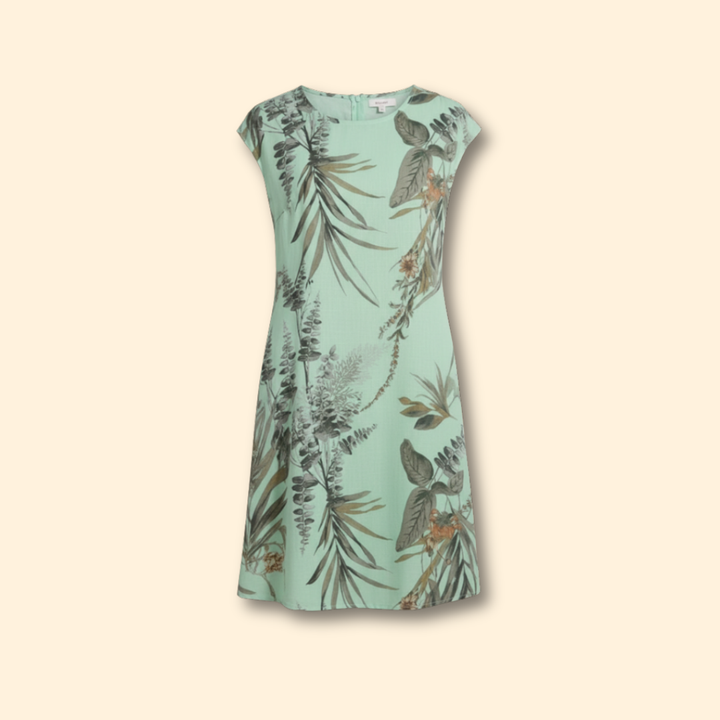 Women's Floral Print Dress with Pockets