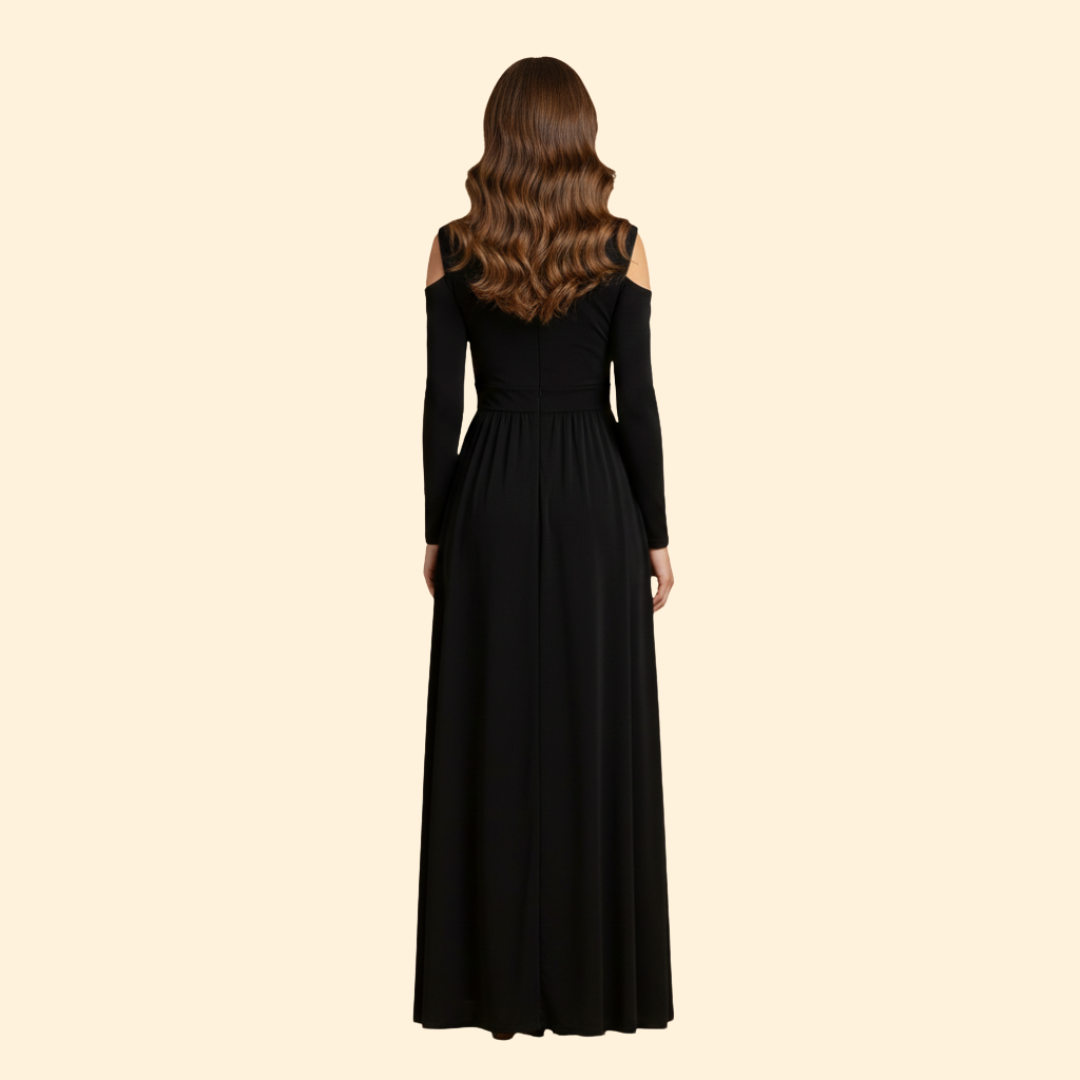 Women's Long Dress with Slit