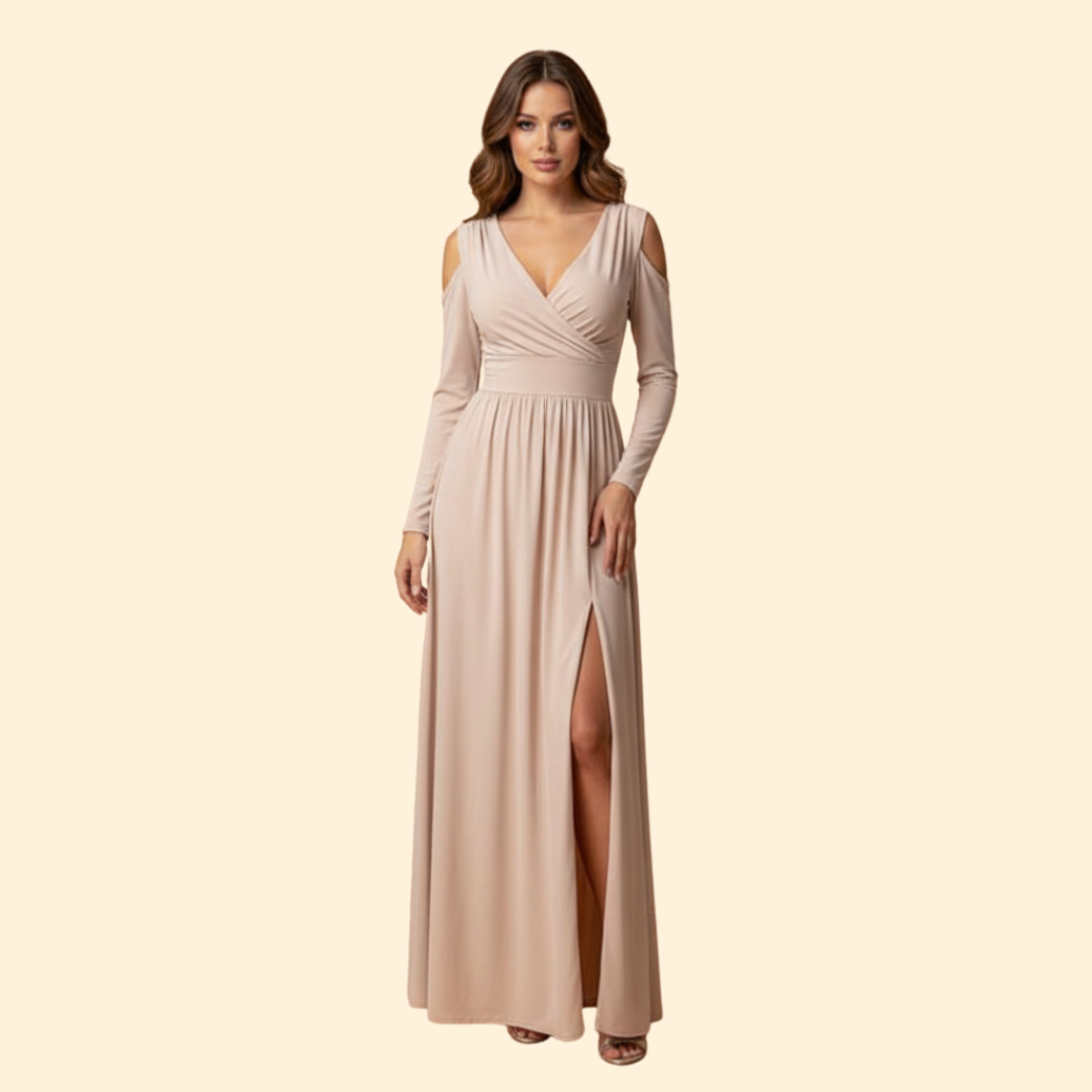 Women's Long Dress with Slit