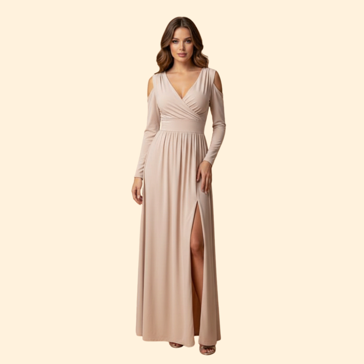 Women's Long Dress with Slit