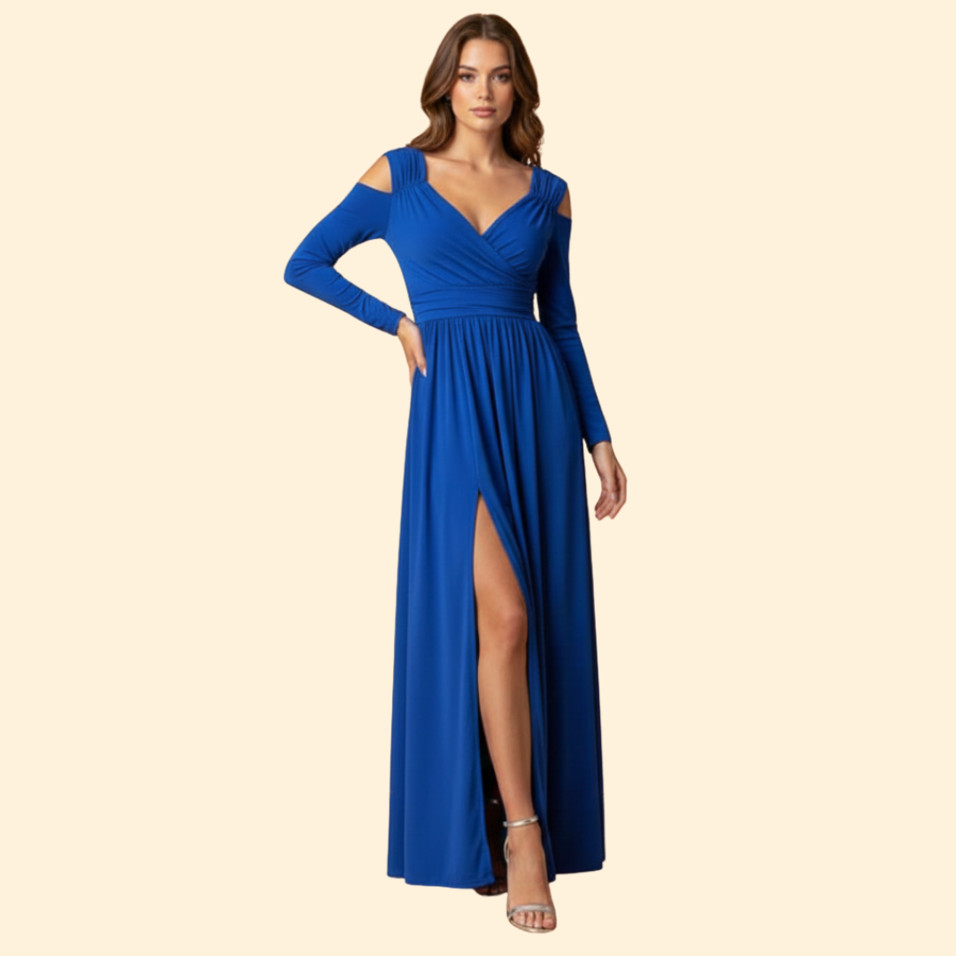 Women's Long Dress with Slit