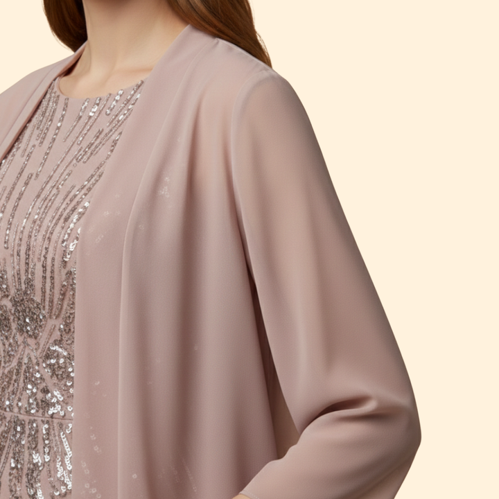 Women's Sequin Midi Dress