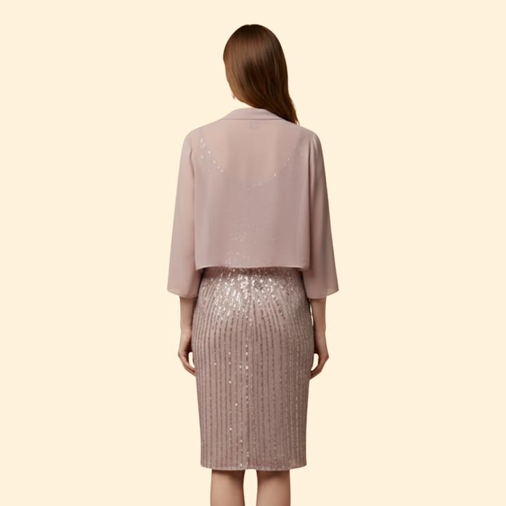 Women's Sequin Midi Dress