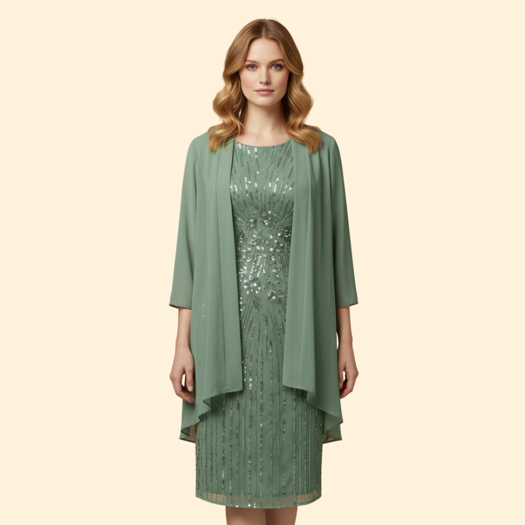Women's Sequin Midi Dress