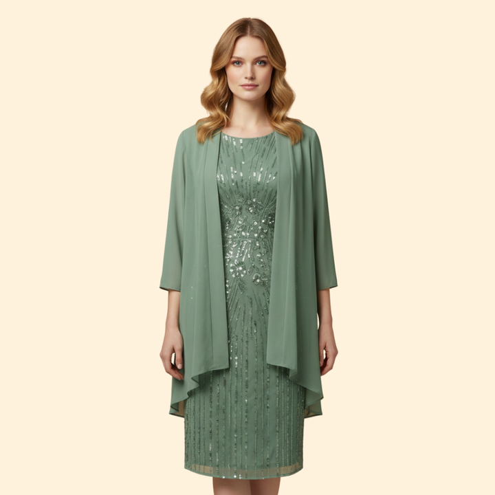 Women's Sequin Midi Dress