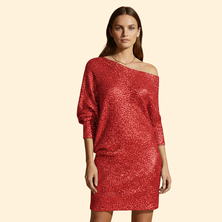 Women's Sparkling Sequin Mini Dress
